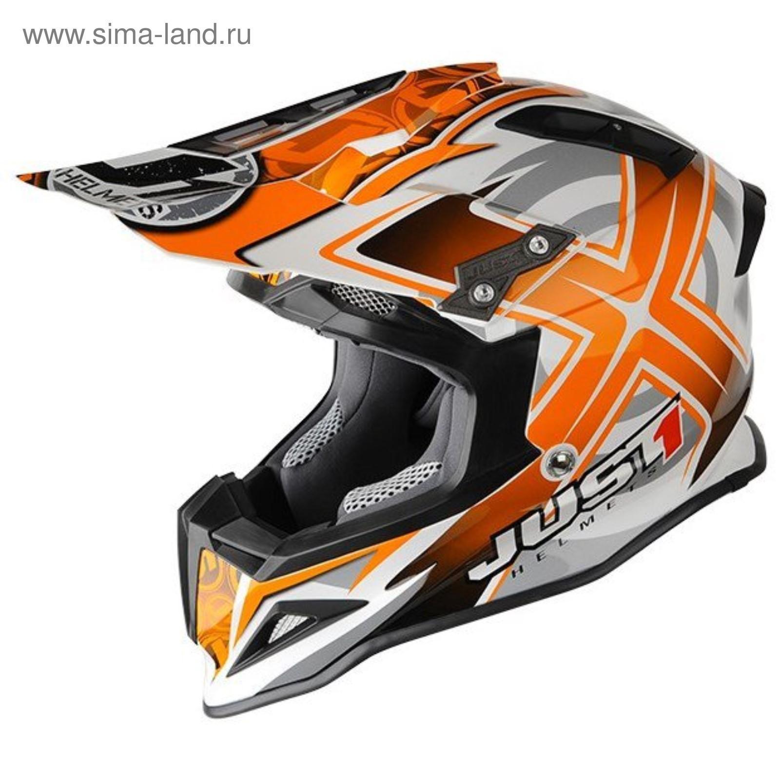 Шлем (кроссовый) JUST1 J12 MISTER X Orange