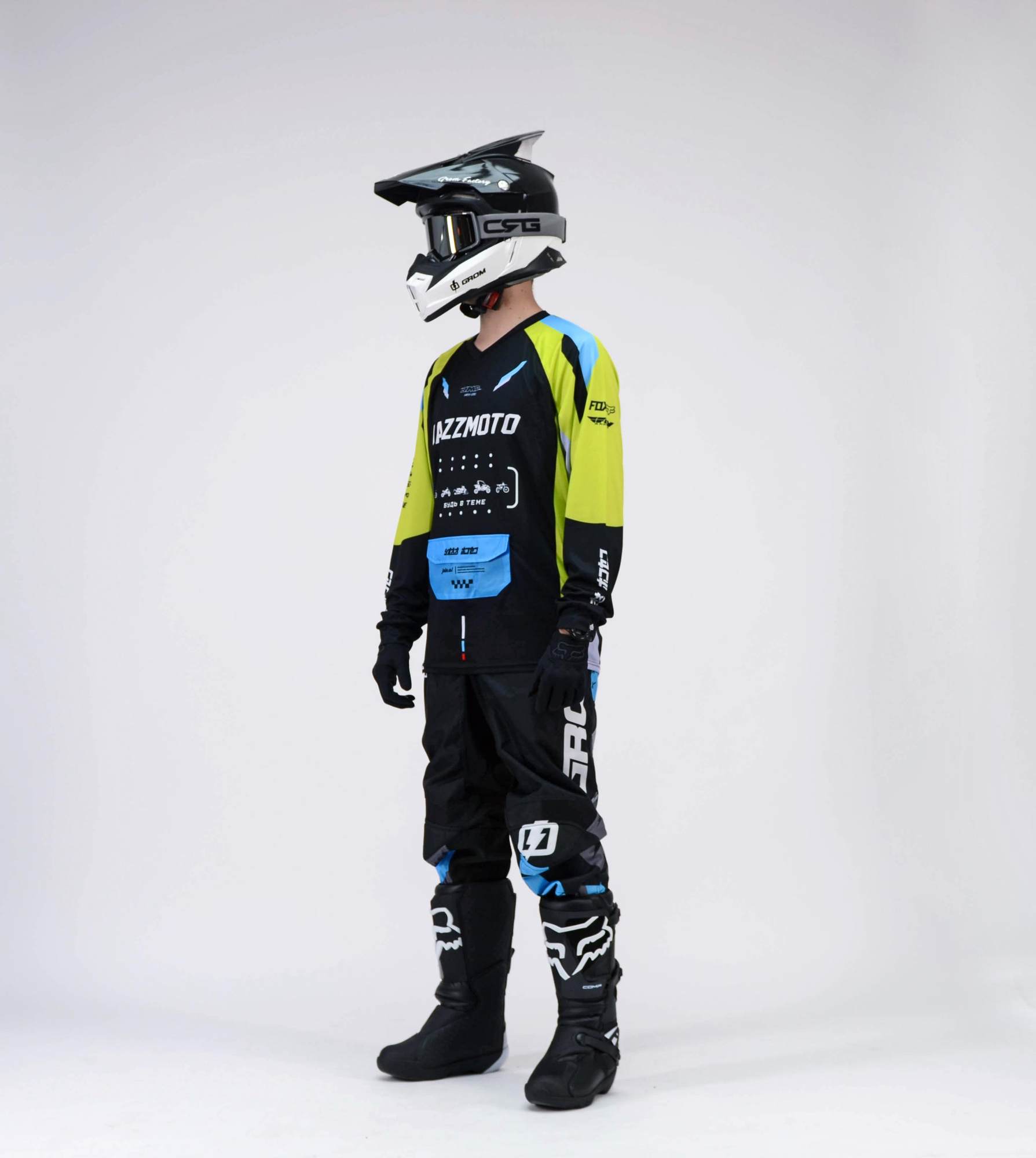 Джерси с карманом JAZZMOTO Helm Green