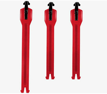 Стрепы к мотоботам Leatt 3.5 Strap Kit Red